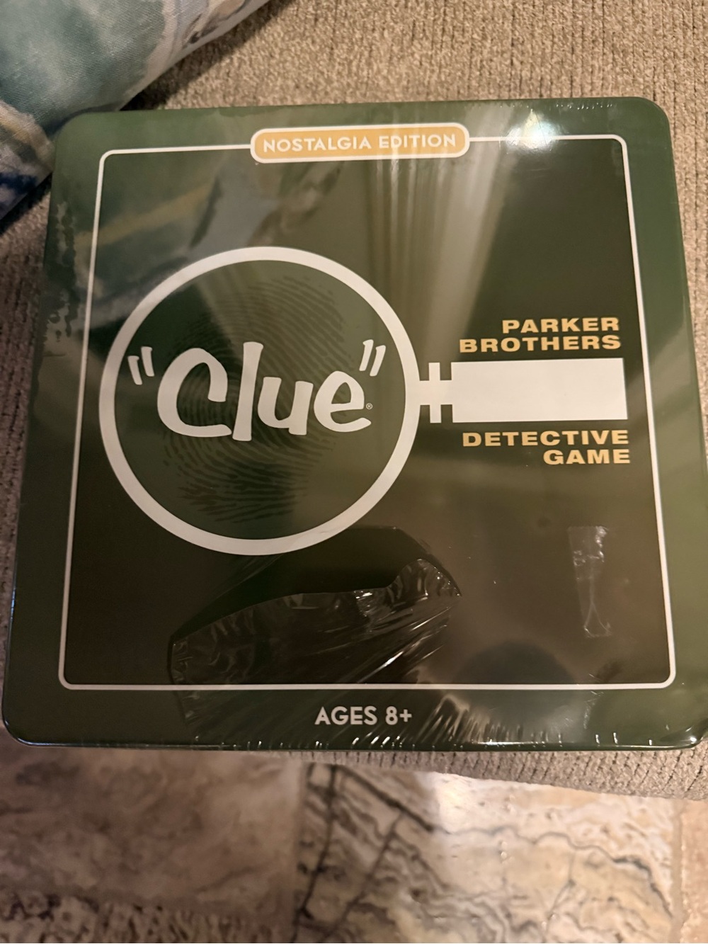 Clue Nostalgia Edition NWT Tin case still in wrapper.
